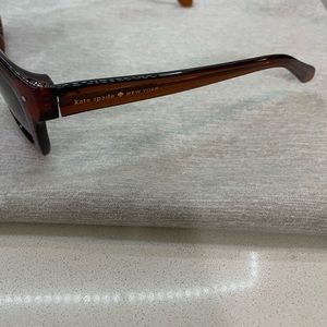 Kate Spade - fashion sunglasses - used- red/brown color